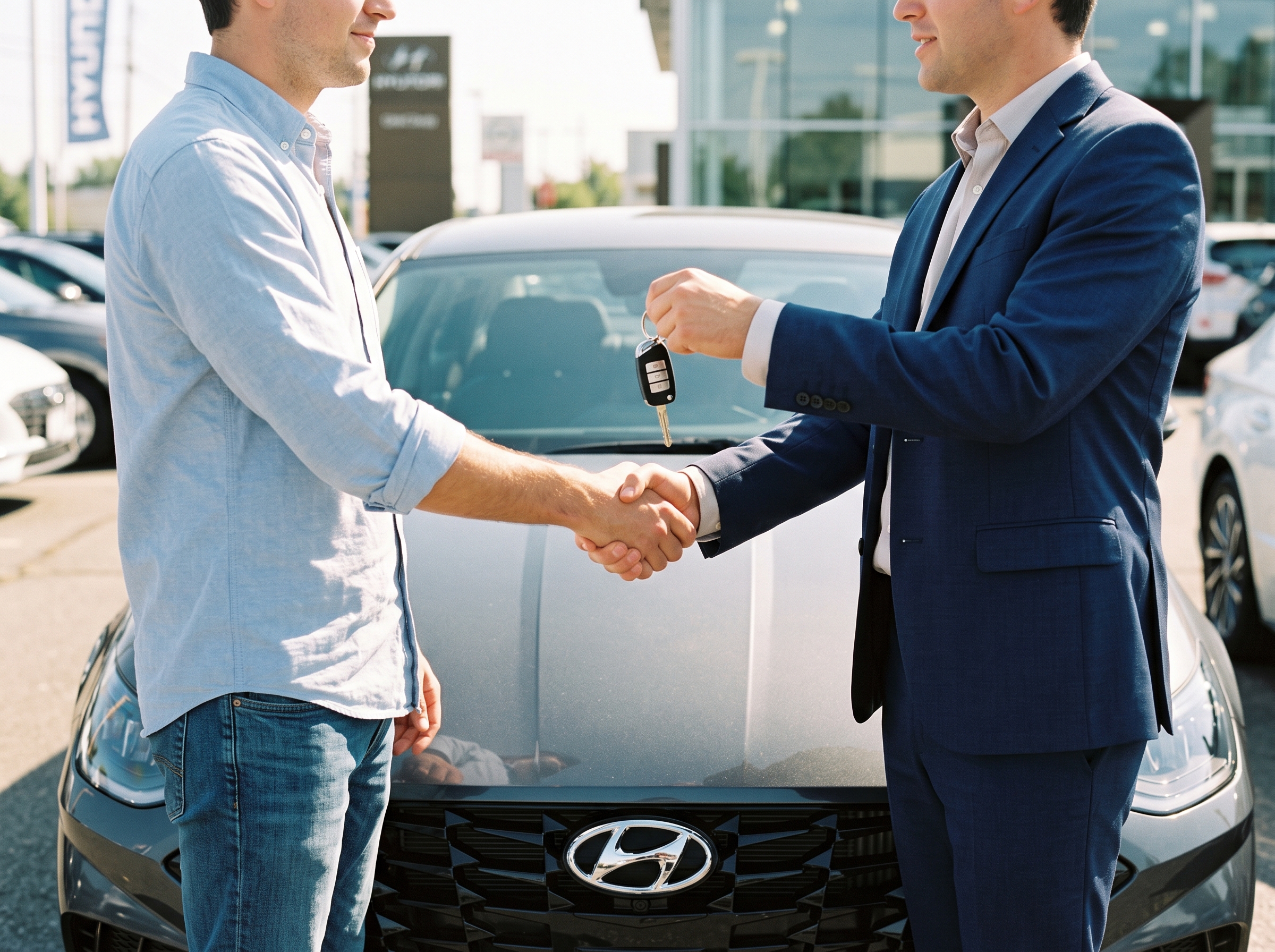 Long-term vehicle lease — keys and calendar